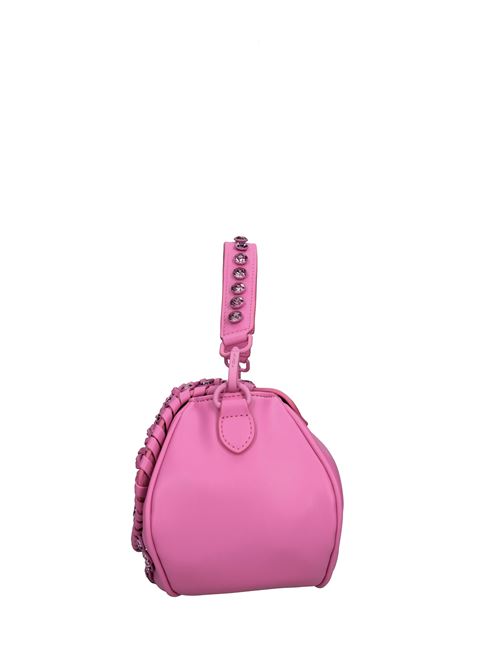 Borsa modello ANDROMEDA in ecopelle e borchie LA CARRIE | 141M-WS-321-SYNFUCSIA